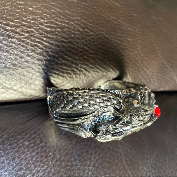 Dragon — Wide Chunky Cuff Bracelet - Picture 5 of 11